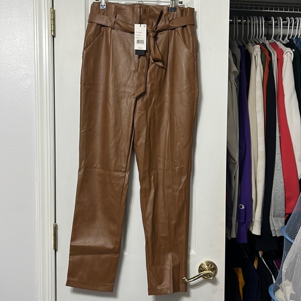Lucy Pairs Leather Pants NWOT